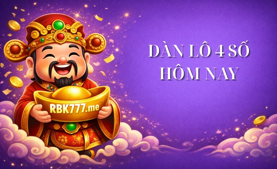 Dàn lô 4 số hôm nay chuẩn xác
